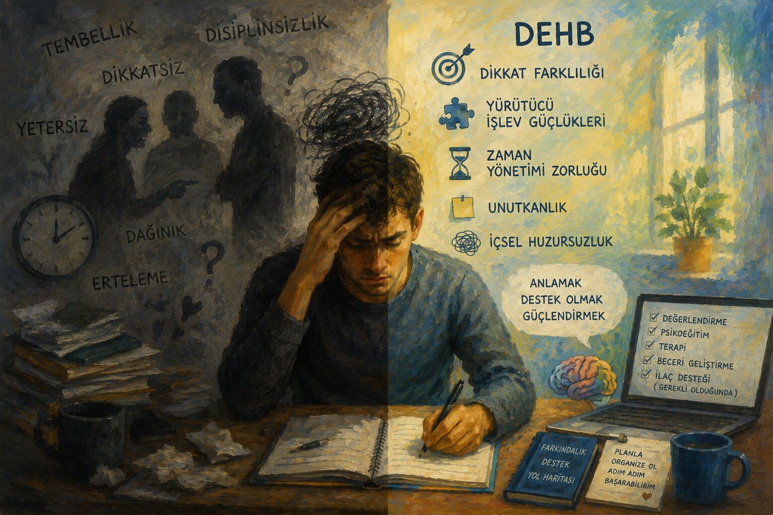 Tembellik mi yoksa DEHB dikkat eksikliği ve hiperaktivite bozukluğu mu